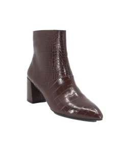 Therapy Shoes Ankle Boots-Sidney Chocolate Croc *FINAL SALE*
