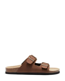 Therapy Shoes Sandals|Flat Sandals-Stiva Coffee *FINAL SALE*