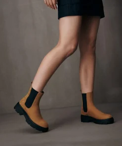 Therapy Shoes Ankle Boots|Boots-Threadbo Tan *FINAL SALE*