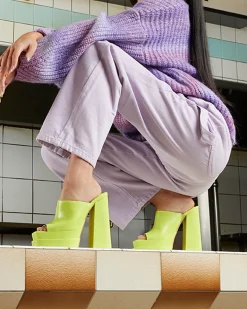 Therapy Shoes High Heels-Villain Platform Heel Citrus
