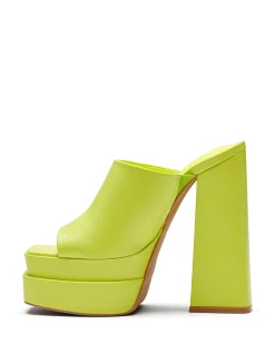 Therapy Shoes High Heels-Villain Platform Heel Citrus