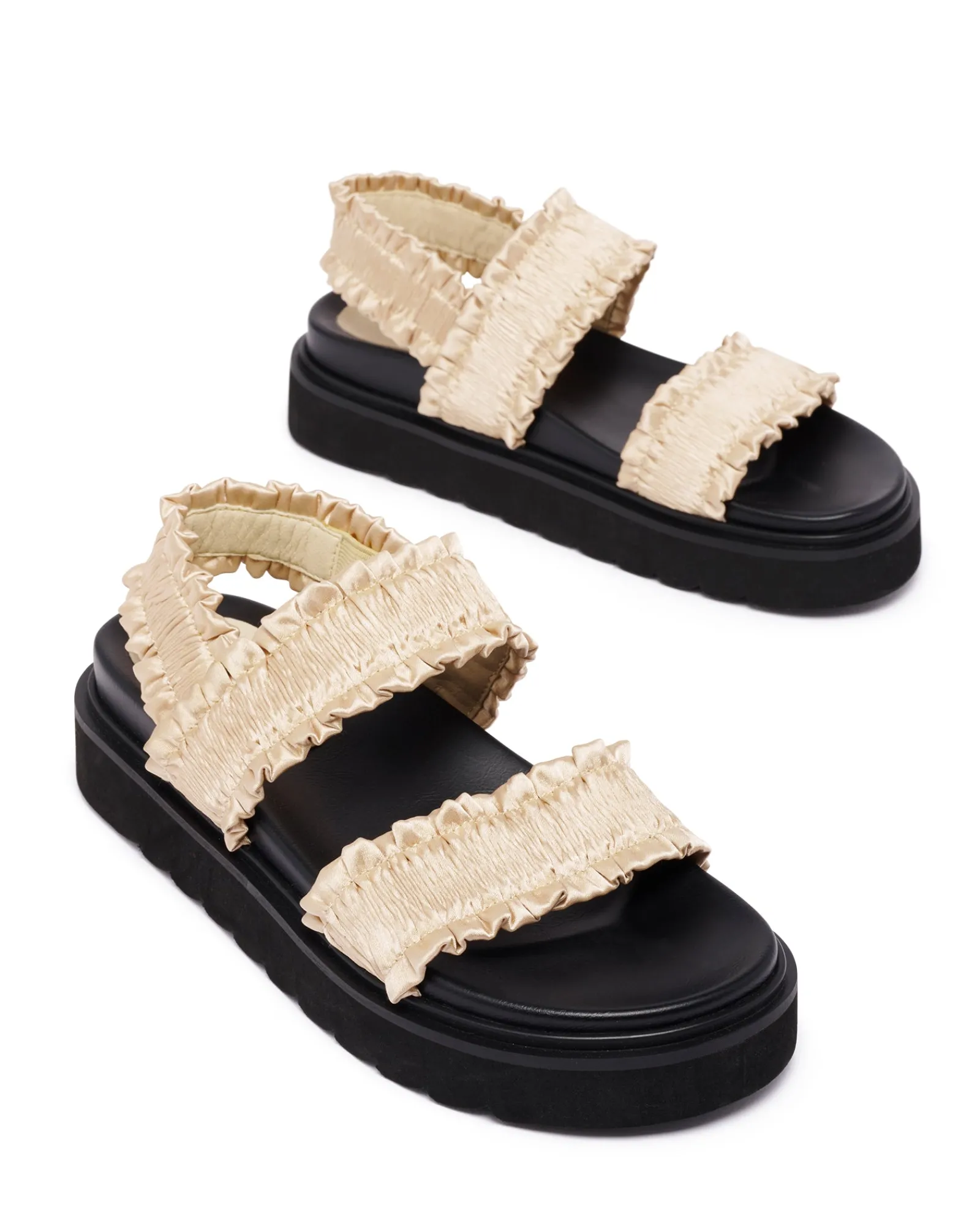 Therapy Shoes Flatform Sandals|Sandals-Vissta Sandal Satin