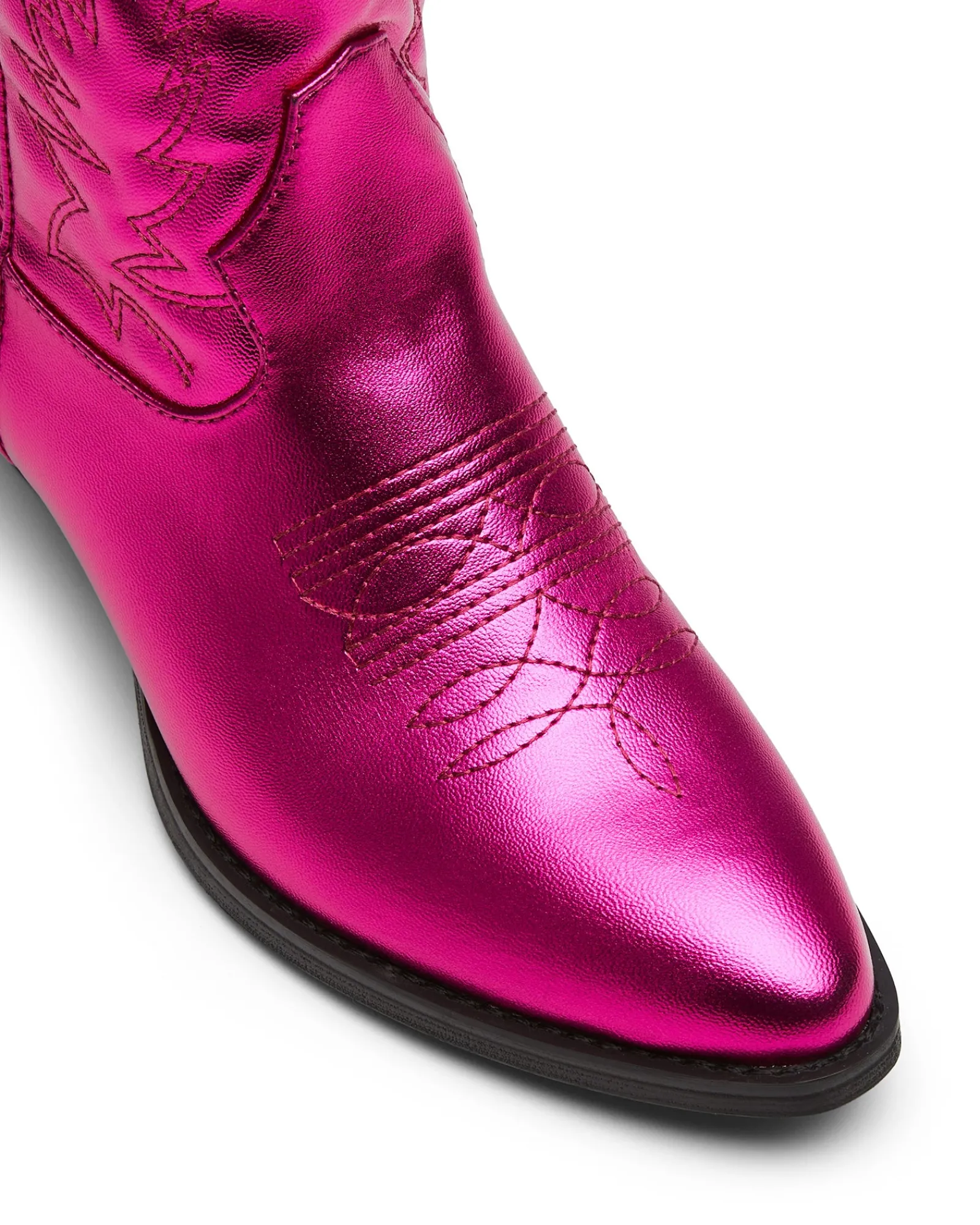 Therapy Shoes Ankle Boots-Wilder Cowboy Ankle Boot Metallic Pink