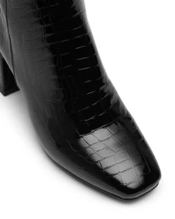 Therapy Shoes Heeled Boots|Tall Boots-Wolf Croc *FINAL SALE*