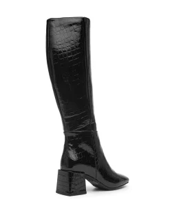 Therapy Shoes Heeled Boots|Tall Boots-Wolf Croc *FINAL SALE*