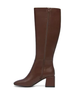Therapy Shoes Heeled Boots|Tall Boots-Wolf Chocolate *FINAL SALE*