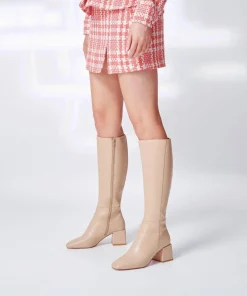 Therapy Shoes Heeled Boots|Tall Boots-Wolf Tall Boot Bone